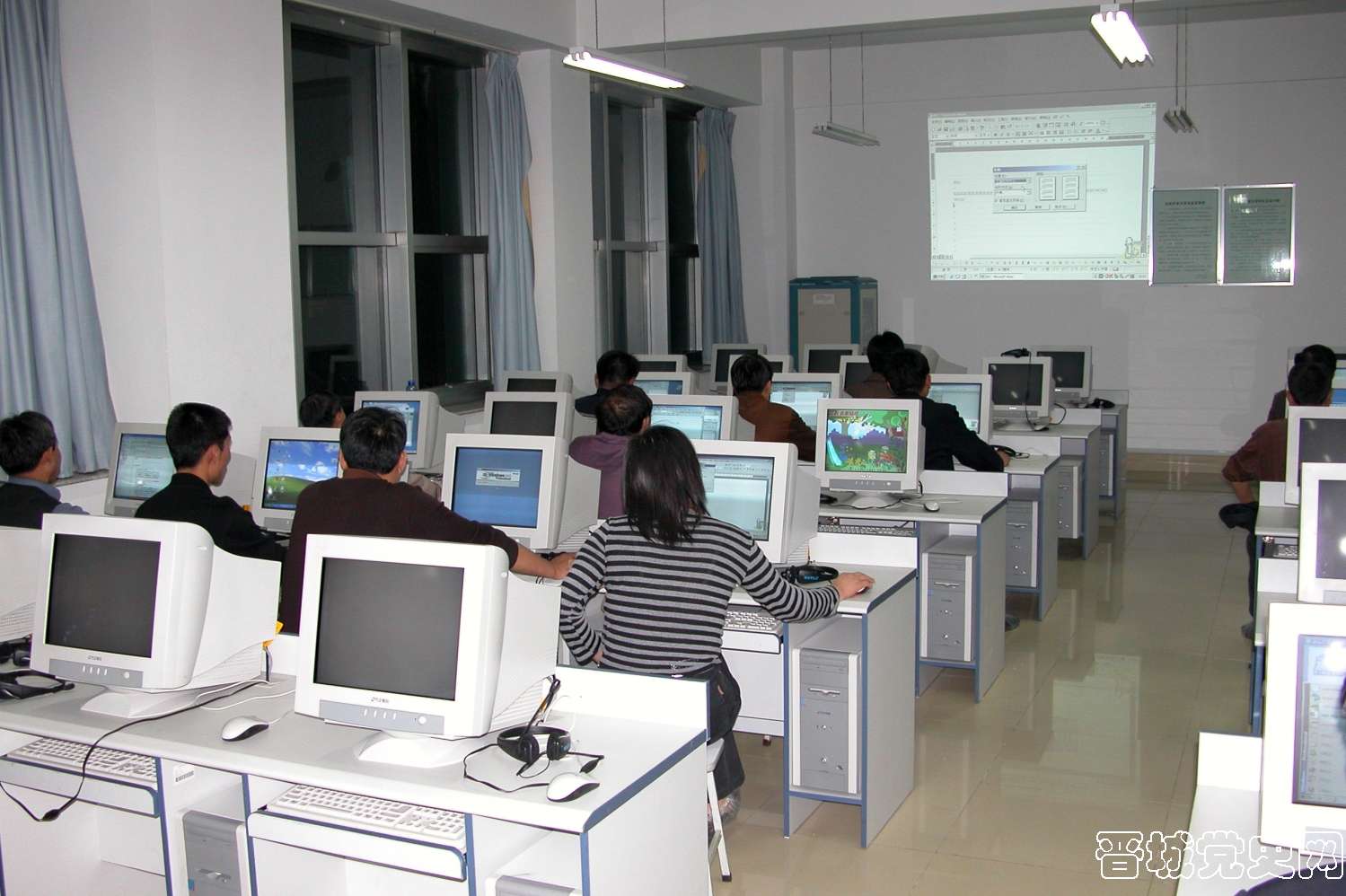6、晋城市金融网络培训中心。（摄影：崔利民）